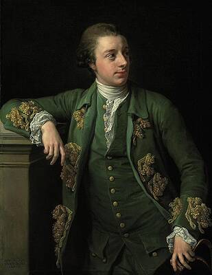 Pompeo Batoni Painting - Portrait Of Thomas Fortescue by Pompeo Batoni