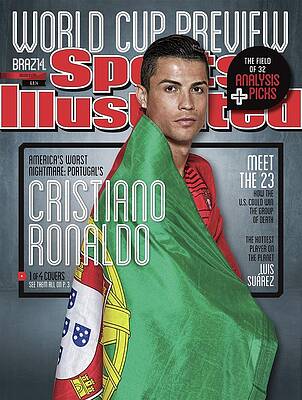 Cristiano Ronaldo on Sports Illustrated Cover Photograph