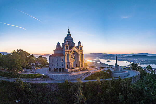 Travel Digital Art - Portugal, Viana Do Castelo, Sanctuary by Manfred Bortoli