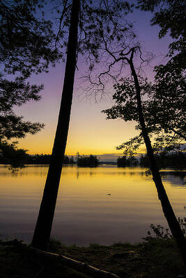 Michigan Wall Art featuring the photograph Pre Dawn On Lost Lake by Owen Weber