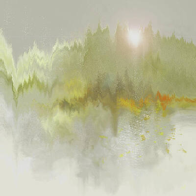 Reflection Wall Art featuring the digital art Prelude In B Minor by Gina Harrison