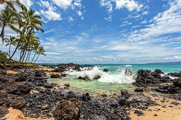 Hawaii Wall Art featuring the photograph Private Maui Beach by Chris Spencer