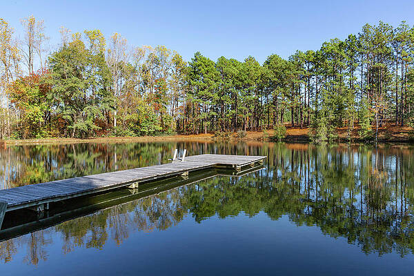 Reflection Wall Art featuring the photograph Private Retreat by Donna Twiford