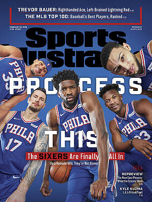 Philadelphia 76ers Star Players Group Shot Wall Art