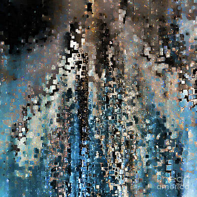 Fearful Painting - Psalm 46 2. We Will Not Fear by Mark Lawrence