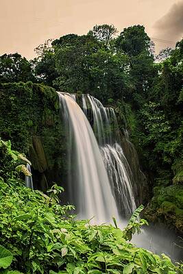 Wild Wall Art featuring the photograph Pulhapanzak Waterfall by Robert Grac