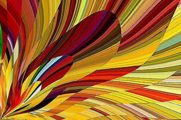 Vibrant Digital Art - Put Your Finger To The Fire by David Manlove