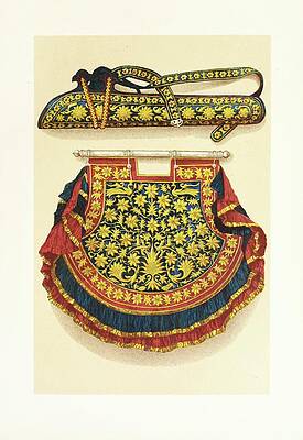 John Charles Robinson Painting - Quiver And Indian Fan by John Charles Robinson