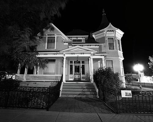 Historical Wall Art featuring the photograph R Douglass Mansion  Porch by American Landscapes