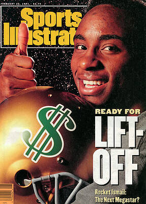 Rocket Ismail on Sports Illustrated Cover Photograph