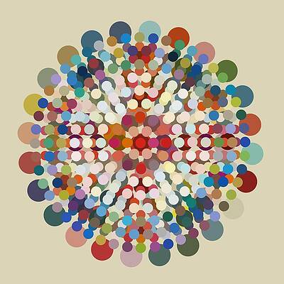 Wall Art featuring the mixed media Rainbow Union by BFA Prints