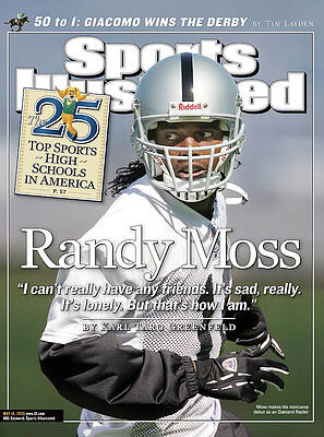 Randy Moss Sports Illustrated Cover Wall Art