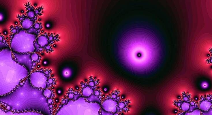 Textured Wall Art featuring the digital art Red Glowing Bliss Abstract by Don Northup