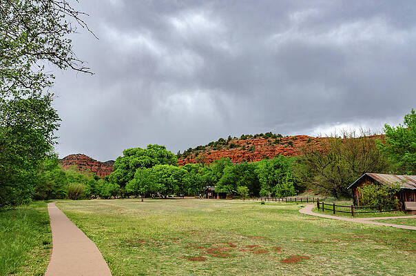 Arizona Photograph - Red Rock Spring Storm by Douglas Wielfaert