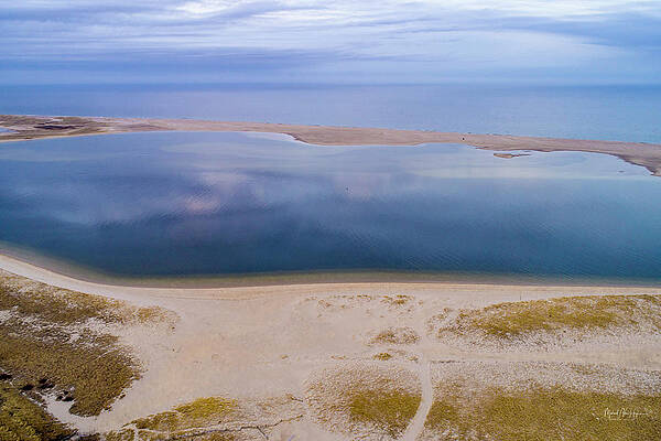 Seascape Photograph - Reflections Of Chatham by Veterans Aerial Media LLC
