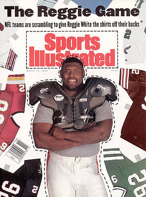 Reggie White Sports Illustrated Cover Wall Art