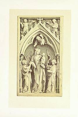 John Charles Robinson Painting - Relievo In Carved Ivorythe Virgin And Infant Saviour by John Charles Robinson