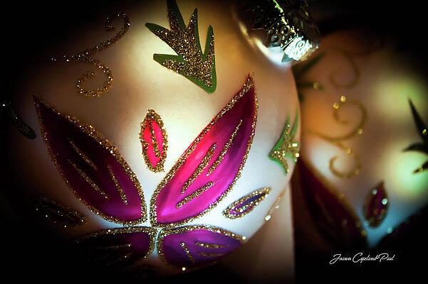 Wall Art featuring the photograph Retro Christmas Ornaments by Joann Copeland-Paul