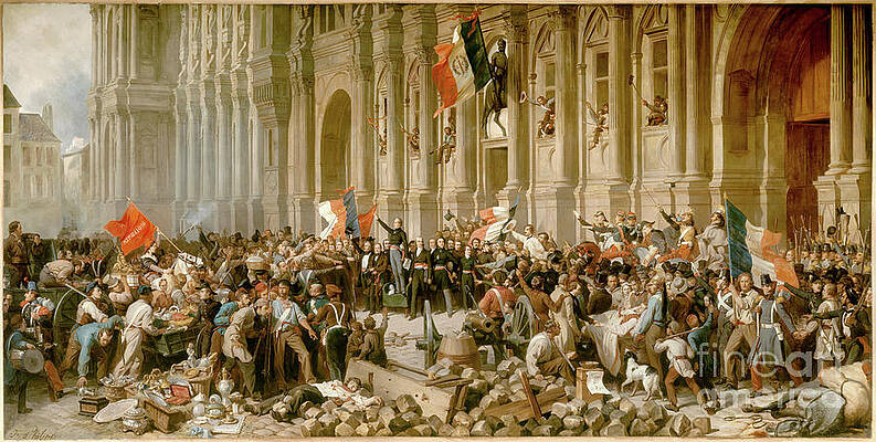 Revolution Of 1848 Paintings for Sale by Bridgeman Images
