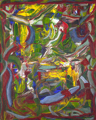 Sensory Painting - Rho #13 Abstract by Sensory Art House