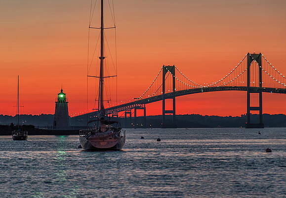 Atmospheric Wall Art featuring the digital art Rhode Island, Marvelous Landscape by John Greim