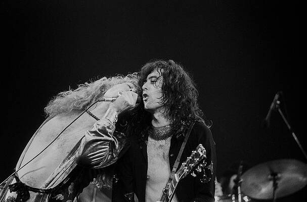 Rock Legends Performing On Stage Wall Art