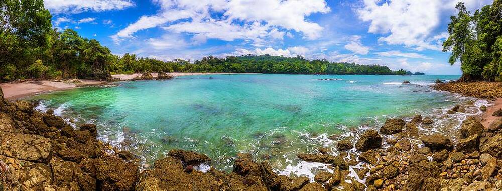 Wall Art featuring the photograph Rock Beach At Manuel Antonio National Park by Owen Weber
