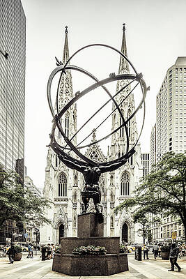 Travel Digital Art - Rockefeller Center, Nyc by Antonino Bartuccio