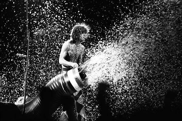 Wall Art featuring the photograph Rolling Stones Concert In Paris, France by Francois Lochon