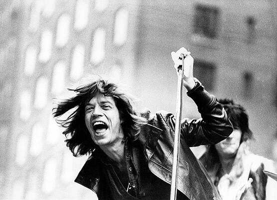Wall Art featuring the photograph Rolling Stones On Fifth Avenue by Fred W. McDarrah