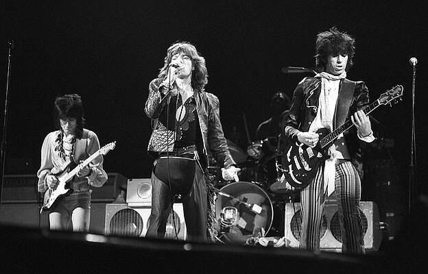 Wall Art featuring the photograph Rolling Stones On Stage by Express
