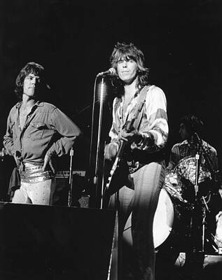 Wall Art featuring the photograph Rolling Stones Performing In Sf by Larry Hulst