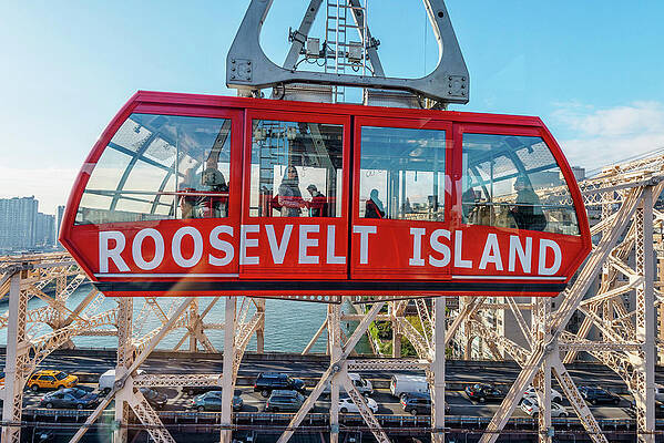 Roosevelt Island Tramway NYC Digital Art