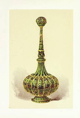 John Charles Robinson Painting - Rosewater Bottle, Or Sprinkler, In Silver Gilt by John Charles Robinson