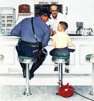 Runaway by Norman Rockwell