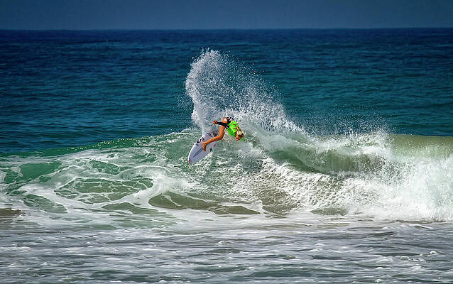 Wall Art featuring the photograph Samantha Sibley Surfer Girl by Waterdancer