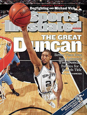 Tim Duncan's Iconic Dunk Photograph