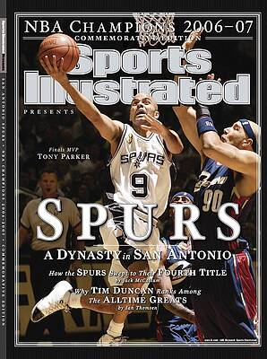 Tony Parker Spurs Championship Cover Wall Art