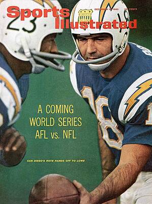 1963 Sports Illustrated Cover Featuring Football Wall Art