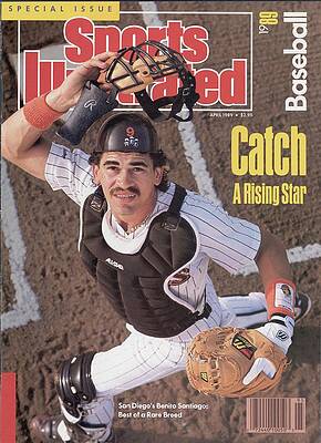 Benito Santiago 1989 Sports Illustrated Cover Photograph