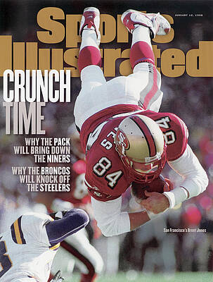 Football Action on Sports Magazine Cover Wall Art