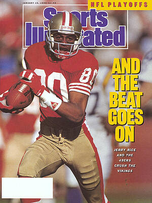 Jerry Rice NFL Playoffs Wall Art