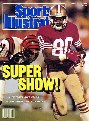 Jerry Rice's Super Bowl Performance Photograph