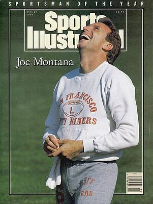 Joe Montana on Sports Illustrated Cover Wall Art