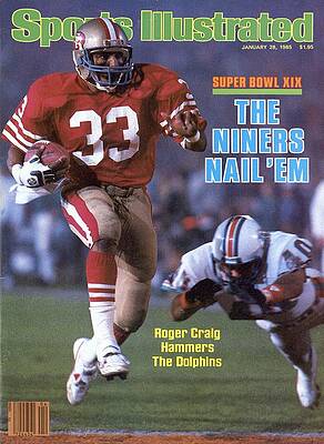 Roger Craig in Super Bowl XIX Photograph