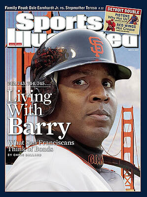 Barry Bonds on Sports Illustrated Cover Photograph