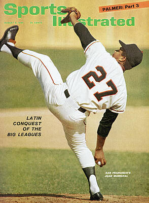 Juan Marichal Pitching on Magazine Cover Wall Art
