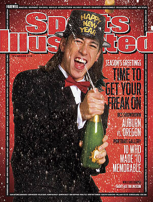 New Year's Celebration on Magazine Cover Photograph