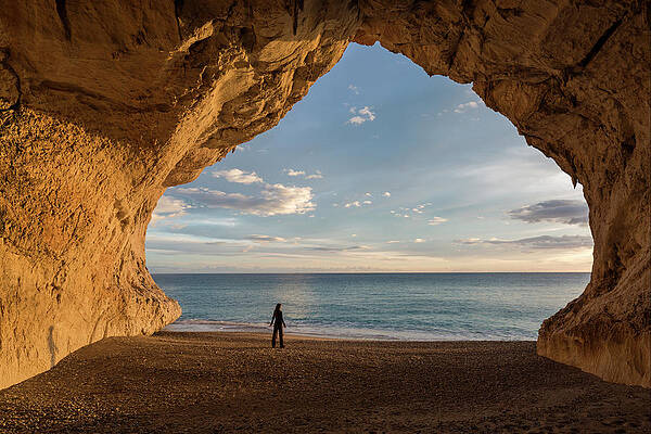 Impressive Wall Art featuring the digital art Sardinia, Cala Di Luna, Italy by Ugo Mellone