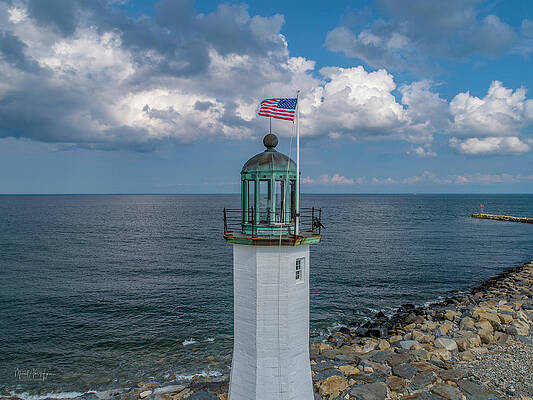 Massachusetts Photograph - Scituate Strong by Veterans Aerial Media LLC